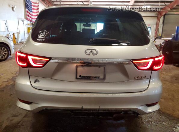 5N1AL0MMXGC519361 2016 INFINITI QX60 Silver უკანა ხედი