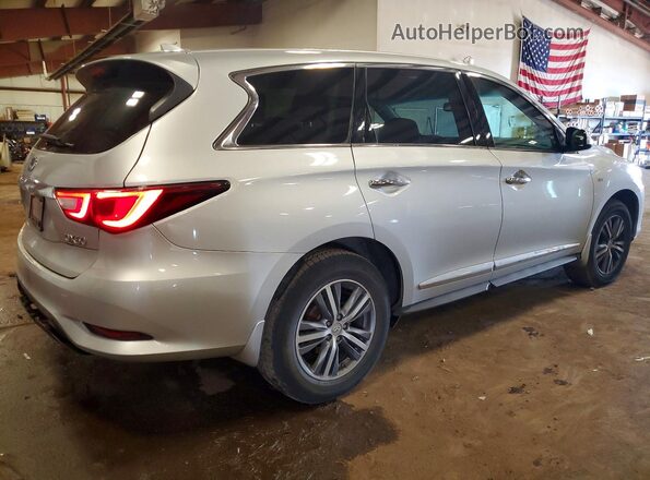 5N1AL0MMXGC519361 2016 INFINITI QX60 Silver უკანა მარჯვენა