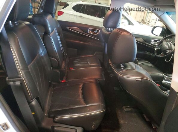 5N1AL0MMXGC519361 2016 INFINITI QX60 Silver უკანა სალონის ხედი