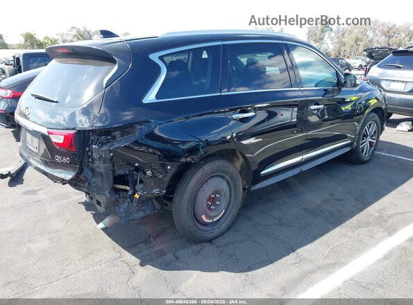 5N1AL0MN2GC529228 2016 INFINITI QX60 Black უკანა მარჯვენა