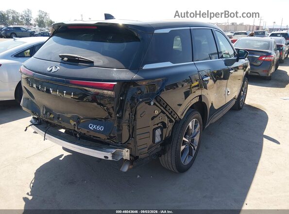 5N1AL1ES8SC349058 2025 INFINITI QX60 Black Tył prawy