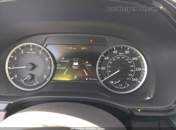 5N1AL1ES8SC349058 2025 INFINITI QX60 Black Widok tylnych siedzeń