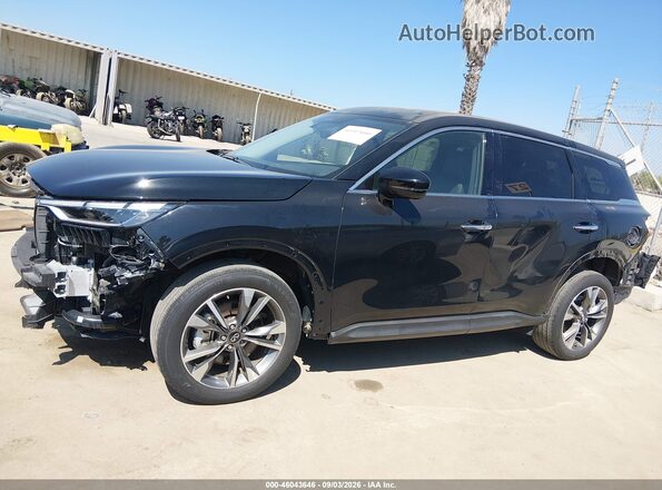 5N1AL1ES8SC349058 2025 INFINITI QX60 Black Widok wnętrza 360 stopni