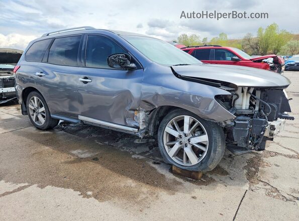 5N1AR2MM7GC618682 2016 NISSAN PATHFINDER Серый Передняя правая четверть