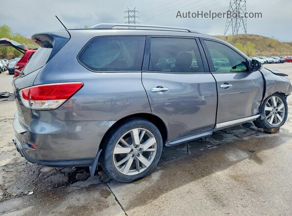 5N1AR2MM7GC618682 2016 NISSAN PATHFINDER Серый Задняя правая четверть