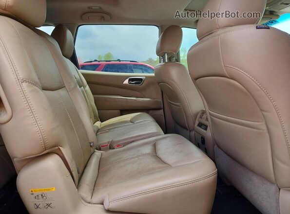 5N1AR2MM7GC618682 2016 NISSAN PATHFINDER Серый Вид задней части салона