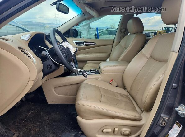 5N1AR2MM7GC618682 2016 NISSAN PATHFINDER Серый Вид салона спереди