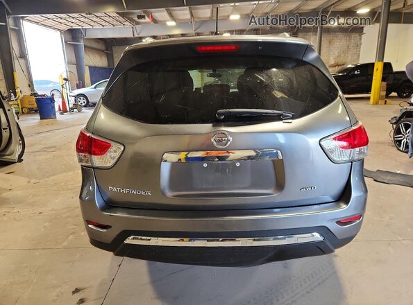 5N1AR2MM9GC607991 2016 NISSAN PATHFINDER Gray Widok z tyłu