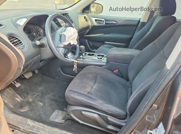 5N1AR2MM9GC607991 2016 NISSAN PATHFINDER Gray Widok wnętrza z przodu