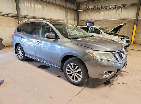 5N1AR2MM9GC607991 2016 NISSAN PATHFINDER Gray Przód prawy