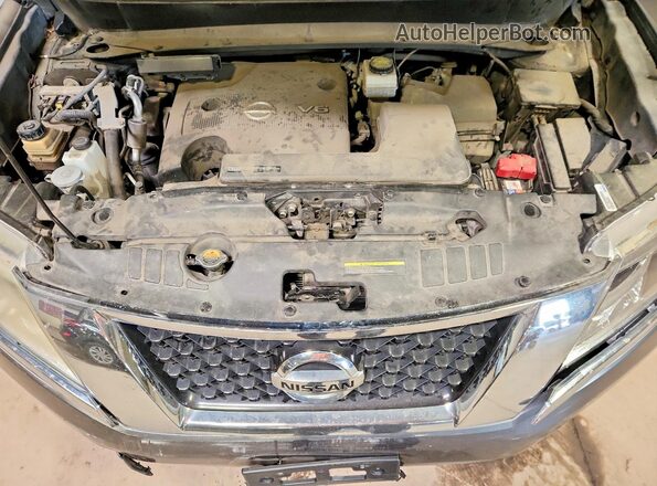5N1AR2MM9GC607991 2016 NISSAN PATHFINDER Gray Widok wnętrza z tyłu