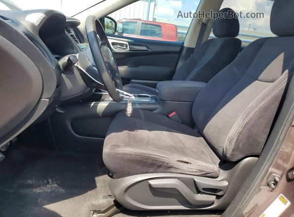 5N1AR2MN4GC664401 2016 NISSAN PATHFINDER Tan Вид салону спереду