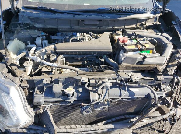 5N1AT2MM7GC760158 2016 NISSAN ROGUE Black ძრავის განყოფილების ხედი