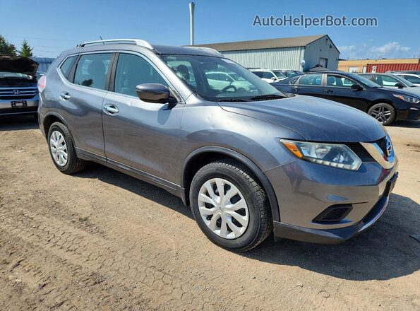 5N1AT2MT0GC765578 2016 NISSAN ROGUE Gray Front right