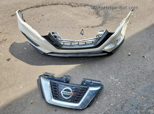 5N1AT2MT0HC882921 2017 NISSAN ROGUE White VIN კოდის სტიკერის ხედი