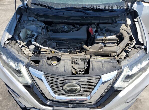 5N1AT2MT0KC768909 2019 NISSAN ROGUE Silver უკანა სალონის ხედი