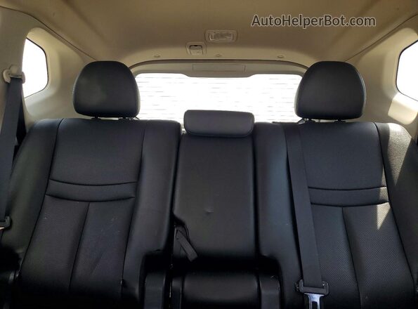 5N1AT2MT0LC727083 2020 NISSAN ROGUE Black უკანა სავარძლების ხედი