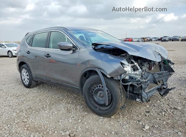 5N1AT2MT2GC755215 2016 NISSAN ROGUE Gray Delantero derecho