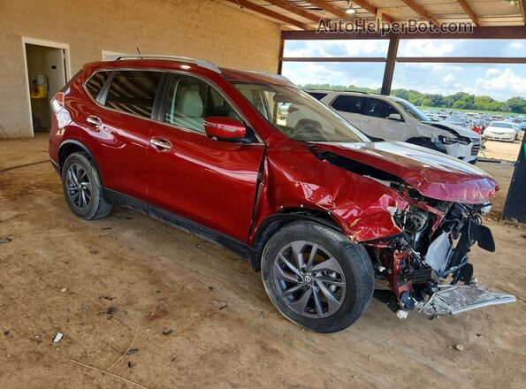 5N1AT2MT2GC776114 2016 NISSAN ROGUE Maroon Front right