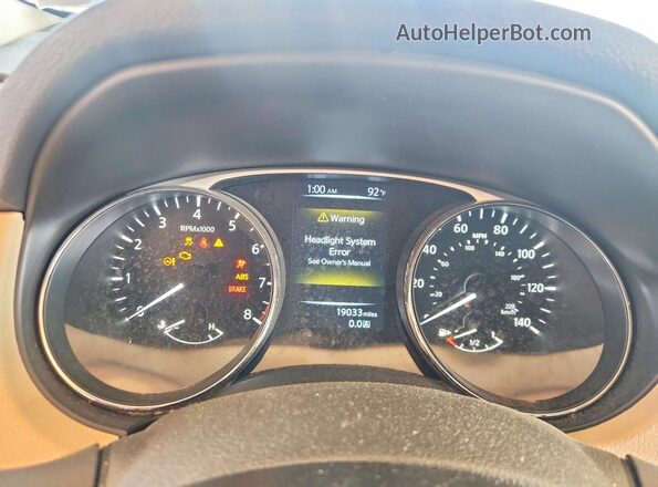 5N1AT2MT2GC776114 2016 NISSAN ROGUE Maroon Instrument cluster view