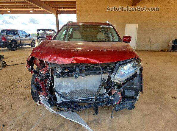 5N1AT2MT2GC776114 2016 NISSAN ROGUE Maroon Front view