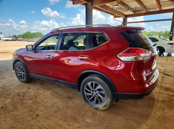 5N1AT2MT2GC776114 2016 NISSAN ROGUE Maroon Rear left