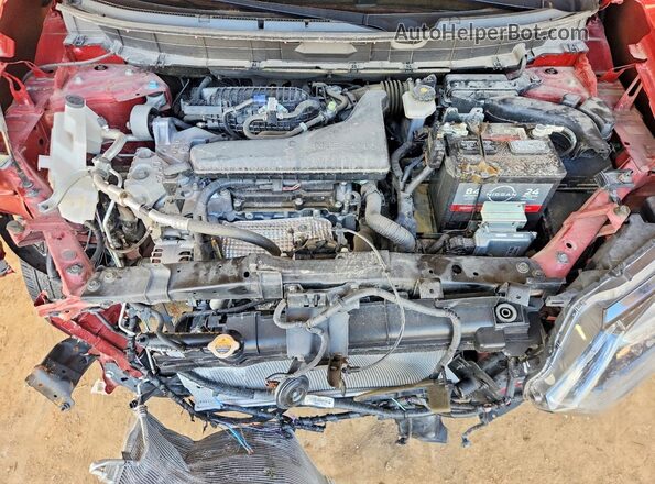 5N1AT2MT2GC776114 2016 NISSAN ROGUE Maroon Engine compartment view