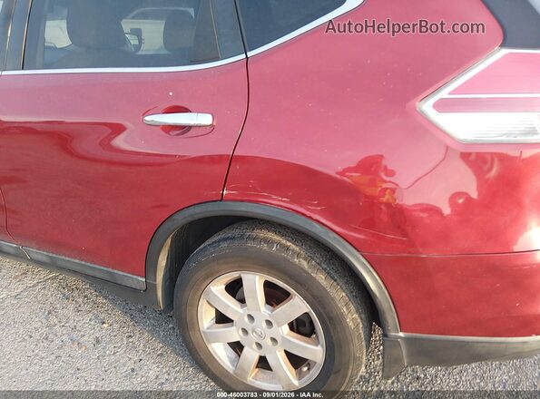 5N1AT2MT2GC829619 2016 NISSAN ROGUE Red Դիմացի տեսք