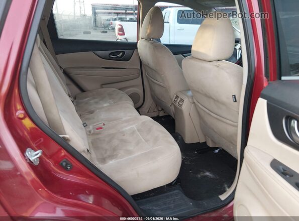 5N1AT2MT2GC829619 2016 NISSAN ROGUE Red VIN կոդի պիտակի տեսք