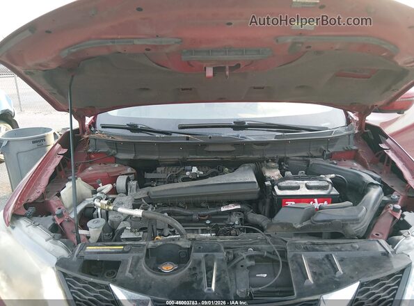 5N1AT2MT2GC829619 2016 NISSAN ROGUE Red Հետևի տեսք