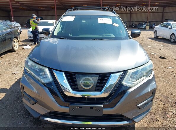5N1AT2MT2HC891720 2017 NISSAN ROGUE Серый Вид задней части салона