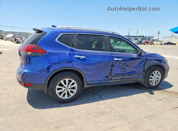 5N1AT2MT2KC726323 2019 NISSAN ROGUE Blue Rear right