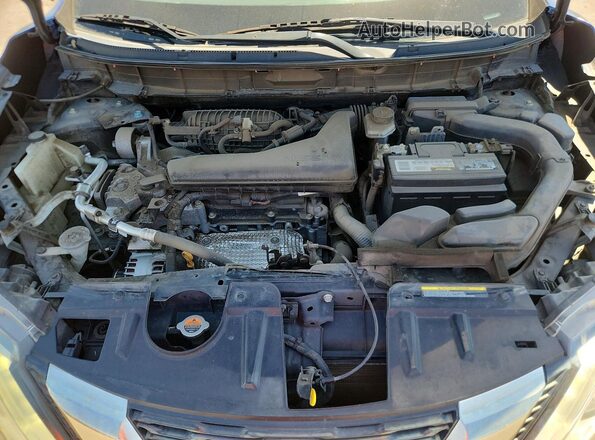 5N1AT2MT2KC726323 2019 NISSAN ROGUE Blue Rear interior view