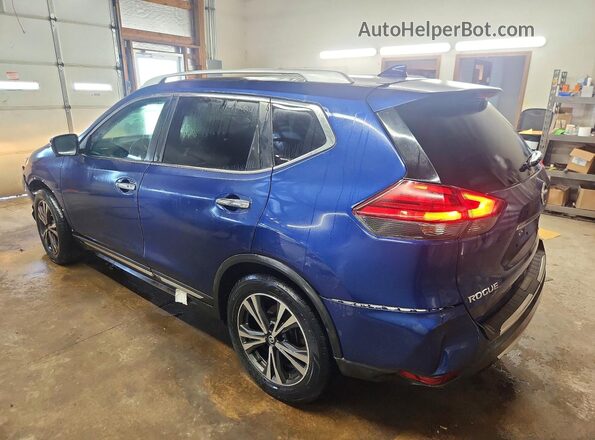 5N1AT2MT4HC770221 2017 NISSAN ROGUE Blue Rear left