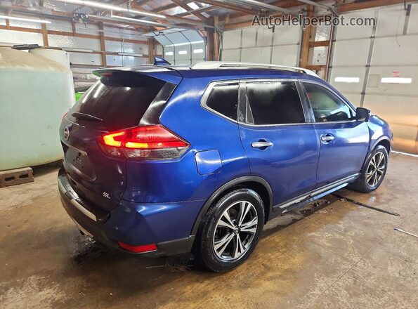5N1AT2MT4HC770221 2017 NISSAN ROGUE Blue Rear right