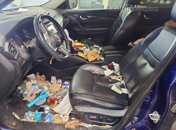 5N1AT2MT4HC770221 2017 NISSAN ROGUE Blue Front interior view