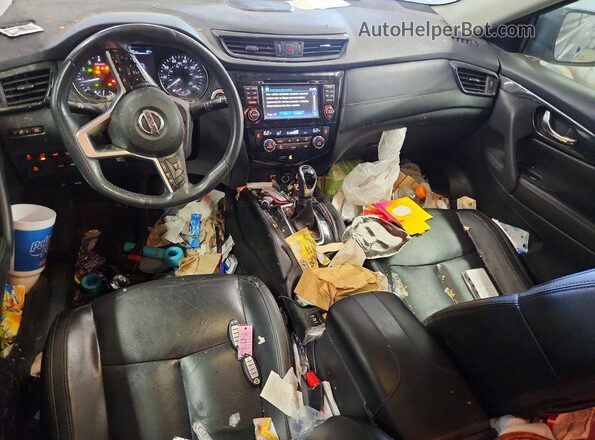 5N1AT2MT4HC770221 2017 NISSAN ROGUE Blue Dashboard view