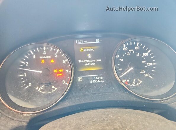 5N1AT2MT4HC818560 2017 NISSAN ROGUE Белый Вид щитка приборов