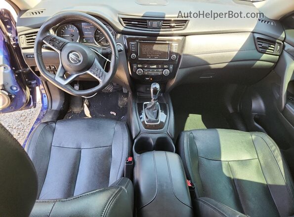 5N1AT2MT4JC810982 2018 NISSAN ROGUE Blue წინა პანელის ხედი