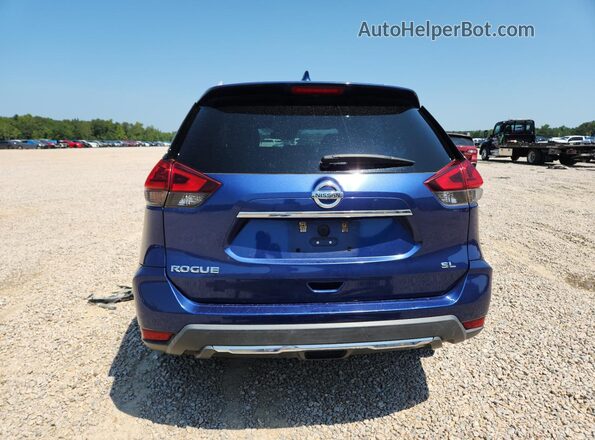 5N1AT2MT4JC810982 2018 NISSAN ROGUE Blue უკანა ხედი