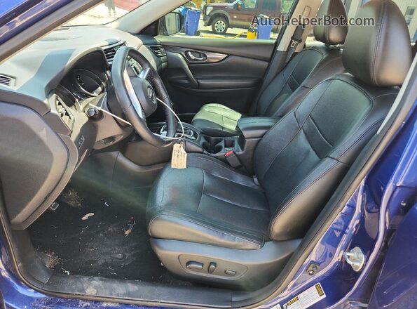 5N1AT2MT4JC810982 2018 NISSAN ROGUE Blue წინა სალონის ხედი