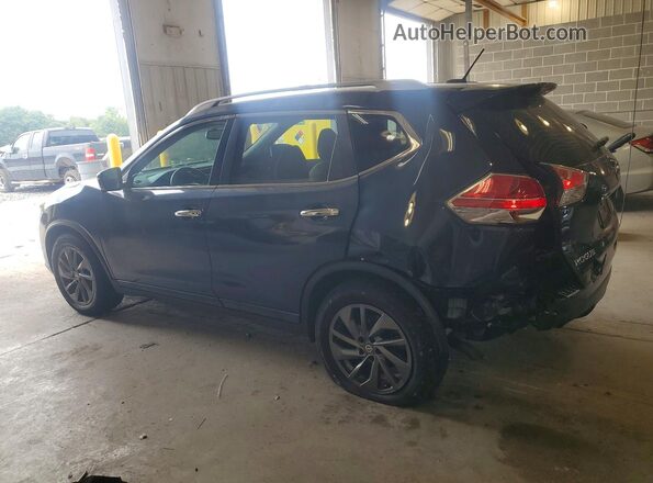 5N1AT2MT5GC853011 2016 NISSAN ROGUE Blue Задня ліва чверть