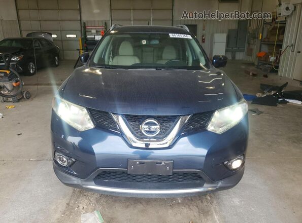 5N1AT2MT5GC853011 2016 NISSAN ROGUE Blue Вид спереду