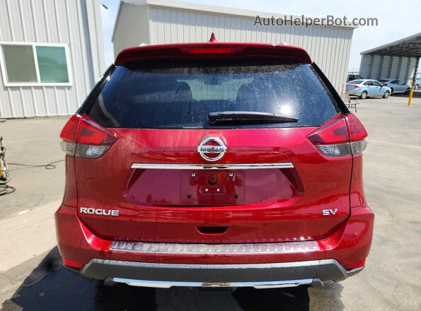 5N1AT2MT6JC715775 2018 NISSAN ROGUE Red Вид ззаду