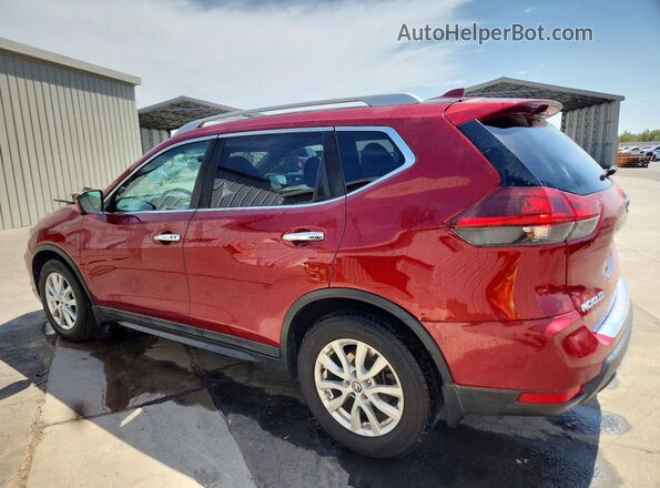 5N1AT2MT6JC715775 2018 NISSAN ROGUE Red Задня ліва чверть