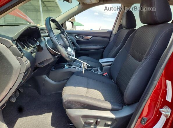 5N1AT2MT6JC715775 2018 NISSAN ROGUE Red Вид салону спереду