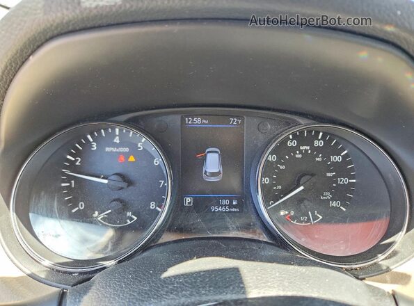 5N1AT2MT6KC740421 2019 NISSAN ROGUE Green ხელსაწყოთა პანელის ხედი