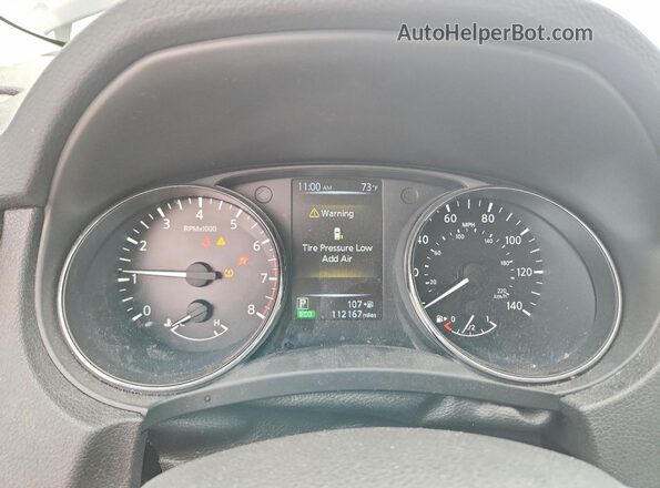 5N1AT2MT7HC886044 2017 NISSAN ROGUE Gray Vista del cuadro de instrumentos