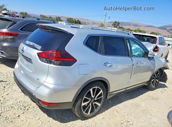 5N1AT2MT7KC749970 2019 NISSAN ROGUE Silver Задня права чверть