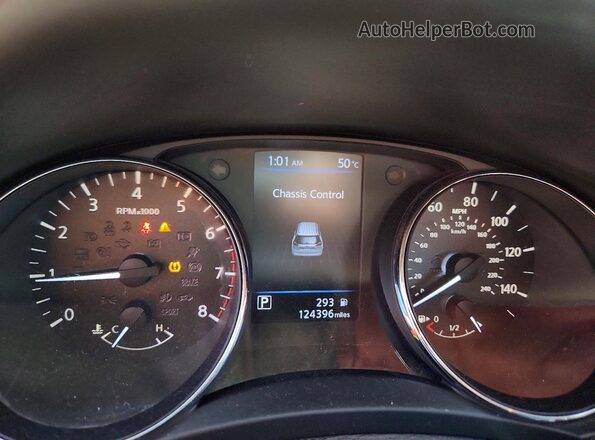 5N1AT2MT8JC750401 2018 NISSAN ROGUE Черный Вид щитка приборов